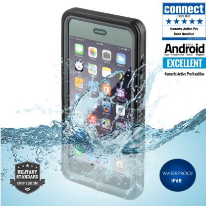 4smarts Rugged Case Active Pro STARK - ударо и водоустойчив калъф за iPhone SE (2020), iPhone 8, iPhone 7 (черен)