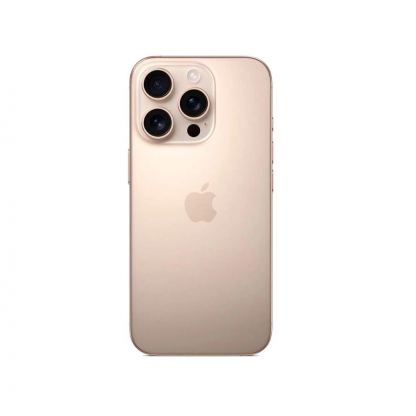 Оригинален резервен заден капак заедно с безжично зареждане, светкавица и микрофон (пустинен титан) - Apple iPhone 16 Pro Max Backcover Desert Titanium (Apple Service Parts)