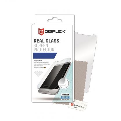 Displex Real Glass 10H Protector 2D - калено стъклено защитно покритие за дисплея на Huawei Mate 20 (прозрачен)