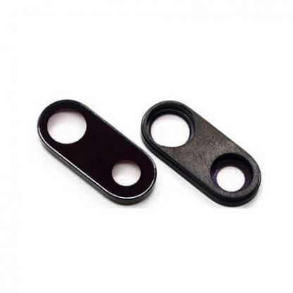 OEM Rear Camera Ring With Lens - резервно стъкло с метален пръстен за задната камера на iPhone 7 Plus (черен)