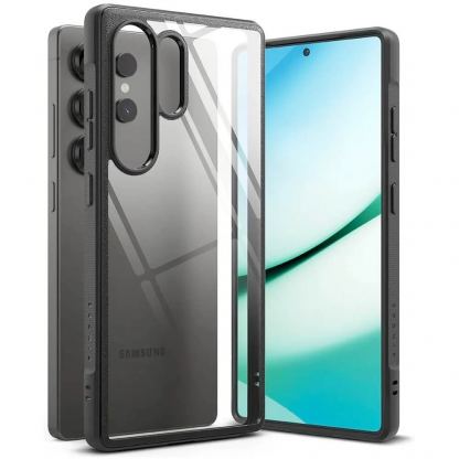 Хибриден удароустойчив кейс за Samsung Galaxy S26 Ultra - Ringke Fusion Bold Case (черен-прозрачен)