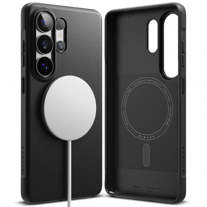 Силиконов (TPU) калъф с MagSafe за Samsung Galaxy S26 Ultra - Ringke Onyx Magnetic MagSafe Case (черен)