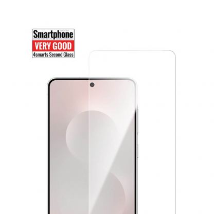 Калено стъклено защитно покритие за дисплея на Samsung Galaxy S26 Plus - 4smarts Second Glass (прозрачен)