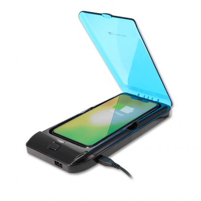 4smarts Wireless Power Bank MicroKill with UV sterilizer 5000mAh - външна батерия с безжично зареждане и UV стерилизатор (черен)