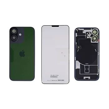 Оригинален резервен заден капак заедно с безжично зареждане, светкавица и микрофон  - Apple iPhone 17 Backcover (Apple Service Parts)