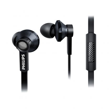 Philips TX1BK In-Ear Headset - слушалки с микрофон за мобилни устройства с 3.5 мм стерео-жак (черен)