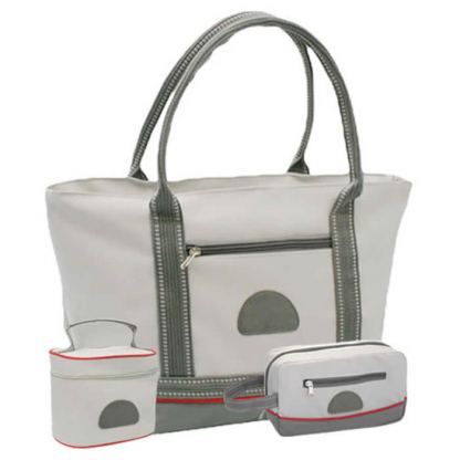 Jaguar Travel Set v3 - комплект за пътуване - чанта и два несесера (сив)