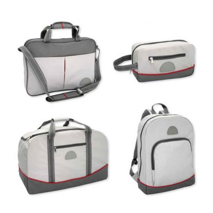 Jaguar Travel Set - комплект за пътуване - сак, раница, чанта и несесер (сив)