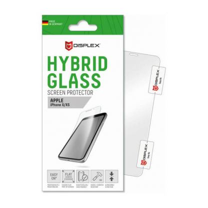 Displex Hybrid Glass Screen Protector - хибридно защитно покритие за дисплея на iPhone 11 Pro, iPhone XS, iPhone X (прозрачен)