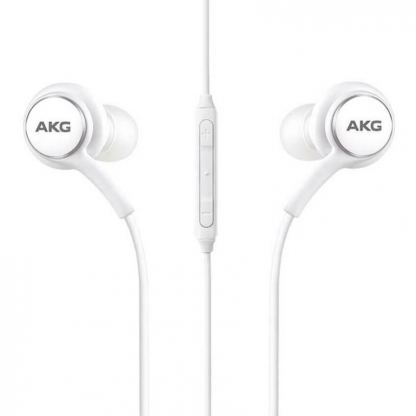 Samsung Earphones Tuned by AKG EO-IG955 - слушалки с микрофон и управление на звука за Samsung Galaxy S10, S9, S8 и др. (бял) (bulk)