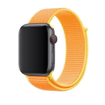 Apple Canary Yellow Sport Loop - оригинална текстилна каишка за Apple Watch 38мм, 40мм (жълт)
