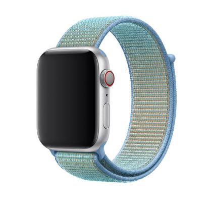 Apple Cornflower Sport Loop - оригинална текстилна каишка за Apple Watch 42мм, 44мм (светлозелен)