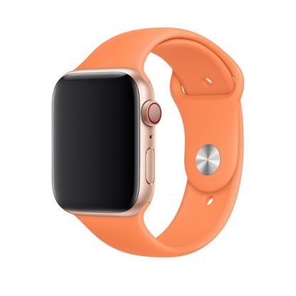 Apple Sport Band S/M & M/L - оригинална силиконова каишка за Apple Watch 38мм, 40мм (оранжев) (retail)