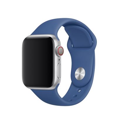 Apple Sport Band S/M & M/L - оригинална силиконова каишка за Apple Watch 38мм, 40мм (син) (retail)