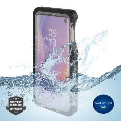 4smarts Rugged Case Active Pro STARK - ударо и водоустойчив калъф за Samsung Galaxy S10E (черен)