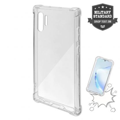 4smarts Hard Cover Ibiza - хибриден удароустойчив кейс за Samsung Galaxy Note 10 Plus, Note 10 Plus 5G (прозрачен)