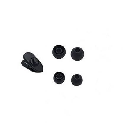 Samsung Silicone Earbuds Tips and Clip -  силиконови тапи за слушалки (размер S и L) и щипка за кабел (черен)