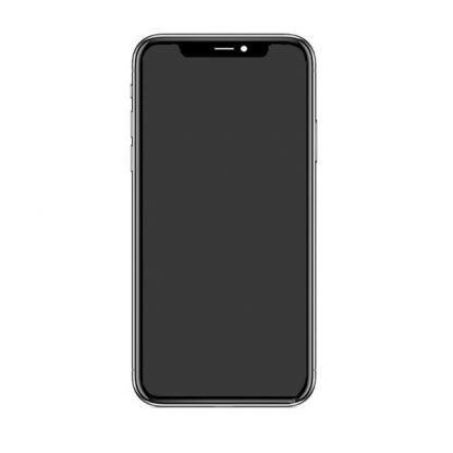 Apple iPhone XS Display Unit - оригинален резервен дисплей за iPhone XS (пълен комплект) - тъмносив