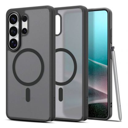 Хибриден кейс с висока степен на защита с MagSafe за Samsung Galaxy S26 Ultra - Spigen Ultra Hybrid MagSafe Case (черен-мат)