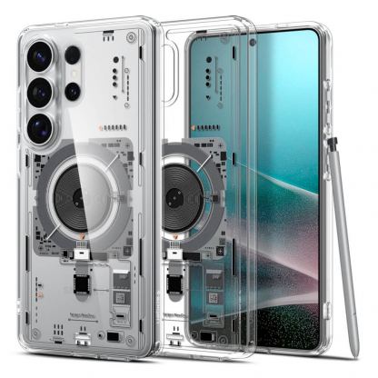 Хибриден кейс с висока степен на защита с MagSafe за Samsung Galaxy S26 Ultra - Spigen Ultra Hybrid MagSafe Neo One Case (прозрачен)