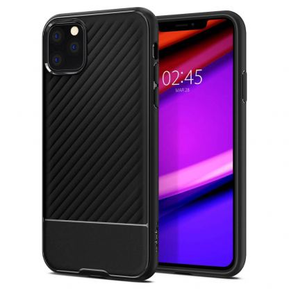 Spigen Core Armor - силиконов (TPU) калъф с висока степен на защита за iPhone 11 Pro (черен)