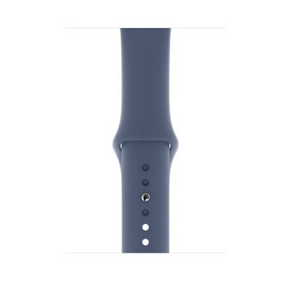 Apple Sport Band S/M & M/L - оригинална силиконова каишка за Apple Watch 42мм, 44мм (бледосин)