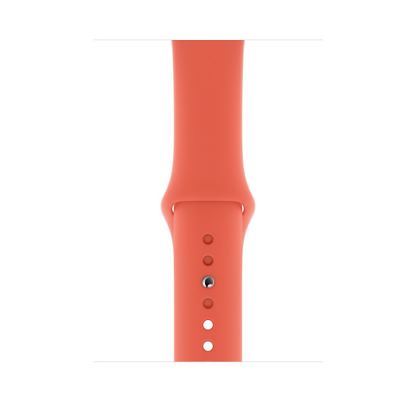 Apple Sport Band S/M & M/L - оригинална силиконова каишка за Apple Watch 42мм, 44мм (светлооранжев) (retail)