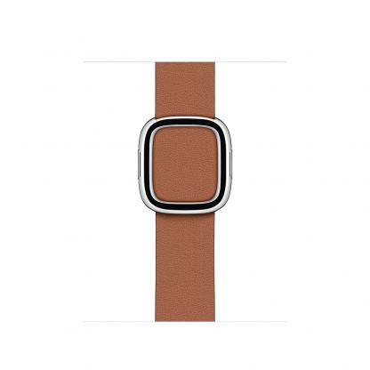 Apple Modern Buckle Band Large - оригинална кожена каишка за Apple Watch 38мм, 40мм (кафяв)
