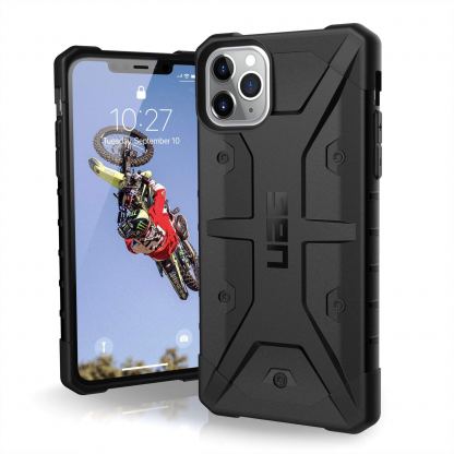 Urban Armor Gear Pathfinder - удароустойчив хибриден кейс за iPhone 11 Pro Max (черен)