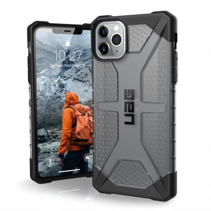 Urban Armor Gear Plasma - удароустойчив хибриден кейс за iPhone 11 Pro Max (черен)