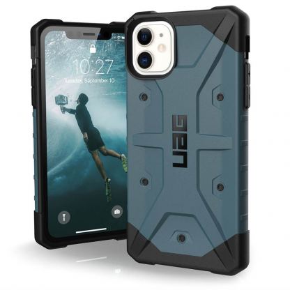 Urban Armor Gear Pathfinder - удароустойчив хибриден кейс за iPhone 11 (син)