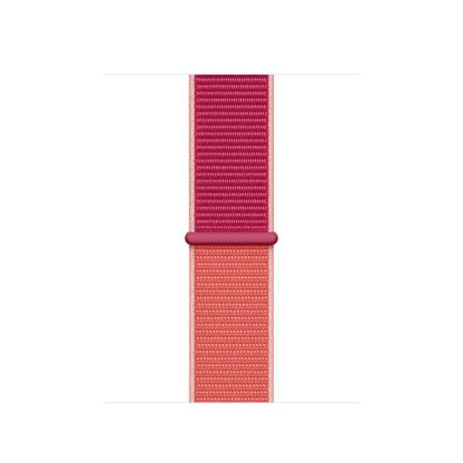 Apple Pomegranate Sport Loop - оригинална текстилна каишка за Apple Watch 38мм, 40мм (розов)