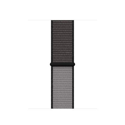 Apple Anchor Gray Sport Loop - оригинална текстилна каишка за Apple Watch 38мм, 40мм (тъмносив)