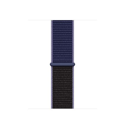 Apple Midnight Blue Sport Loop - оригинална текстилна каишка за Apple Watch 38мм, 40мм (тъмносин)
