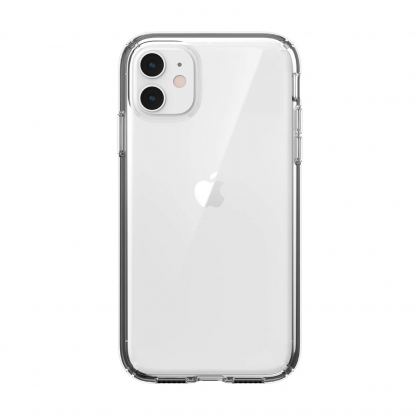 Speck Presidio Stay Clear Case - удароустойчив хибриден кейс за iPhone 11 (прозрачен)