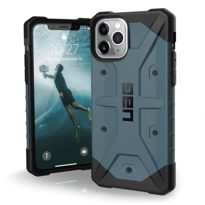 Urban Armor Gear Pathfinder - удароустойчив хибриден кейс за iPhone 11 Pro (син)