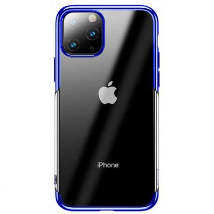 Baseus Shining Case - силиконов (TPU) калъф за iPhone 11 Pro (син)
