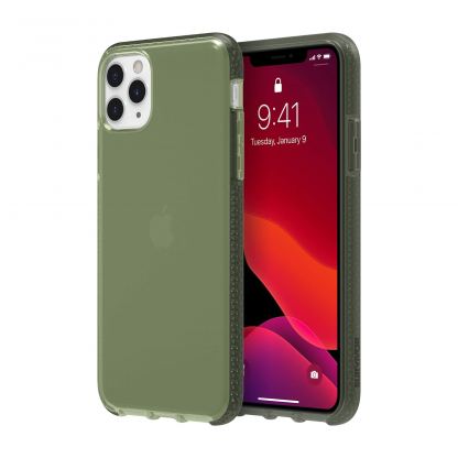 Griffin Survivor Clear Case - хибриден удароустойчив кейс за iPhone 11 Pro Max (зелен)