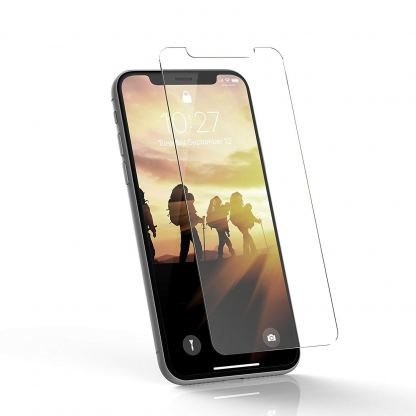 Urban Armor Gear Glass Screen Protector - калено стъклено защитно покритие за дисплея на iPhone 11, iPhone XR