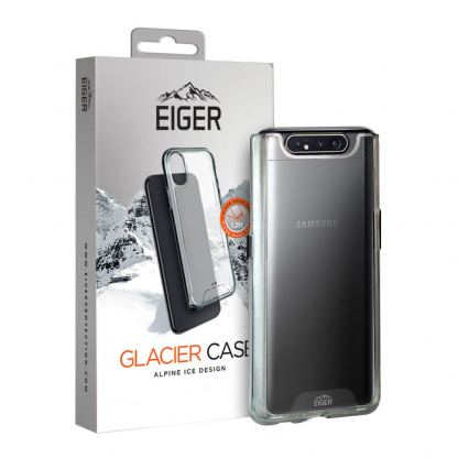 Eiger Glacier Case - удароустойчив хибриден кейс за Samsung Galaxy A80 (прозрачен)