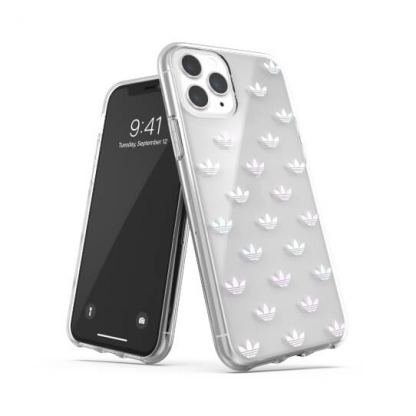 Adidas Originals Entry Snap Case - удароустойчив хибриден кейс за iPhone 11 Pro (прозрачен)
