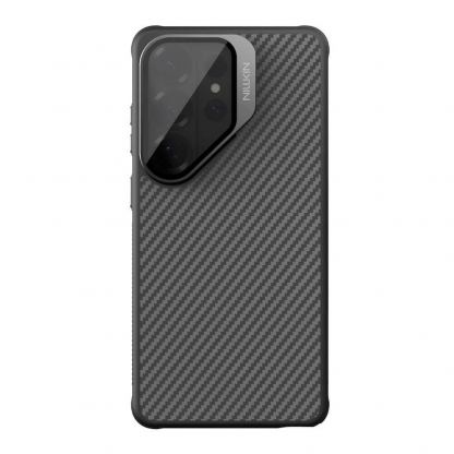 Хибриден удароустойчив кевларен кейс с MagSafe за Samsung Galaxy S26 Ultra - Nillkin CarboProp Aramid MagSafe Case (черен)