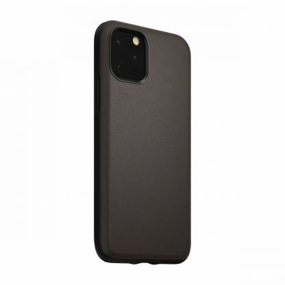 Nomad Leather Rugged Waterproof Case - кожен (естествена кожа) кейс за iPhone 11 Pro Max (кафяв)