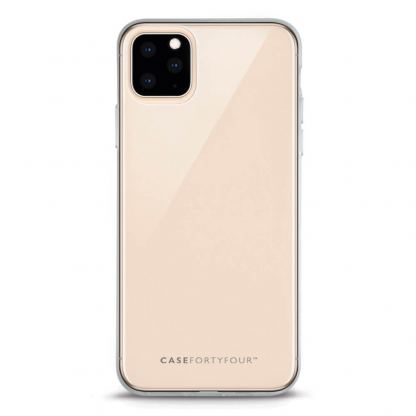 Case FortyFour No.1 Case - силиконов TPU калъф за iPhone 11 (прозрачен)