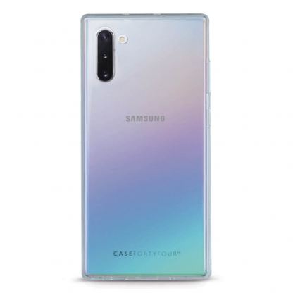 Case FortyFour No.1 Case - силиконов TPU калъф за Samsung Galaxy Note 10 Plus (прозрачен)