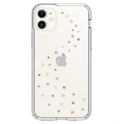 Bling My Thing Milky Way Angel Tears - хибриден удароустойчив кейс с кристали Cваровски за iPhone 11 (прозрачен)