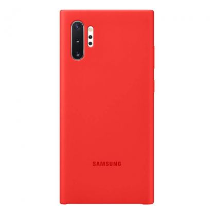 Samsung Silicone Cover Case EF-PN975TR - оригинален силиконов кейс за Samsung Galaxy Note 10 Plus (червен)