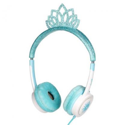 iFrogz Little Rockers Costume Kids Ice Princess Tiara On-Ear Headphones - слушалки подходящи за деца за мобилни устройства (син)