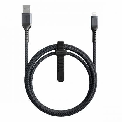 Nomad Kevlar USB-A to Lightning Cable - здрав кевларен кабел за устройства с Lightning порт (150 см) (черен)