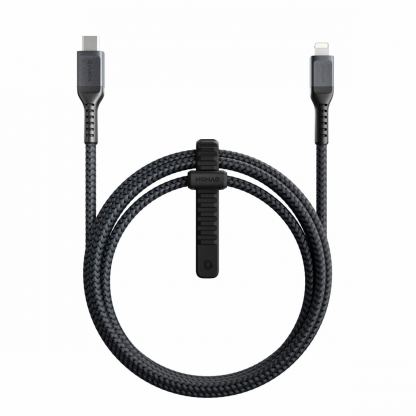 Nomad Kevlar USB-C to Lightning Cable - здрав кевларен кабел за устройства с Lightning порт (150 см) (черен)